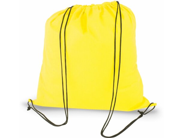 Bolsa saco de nonwoven amarilla personalizado