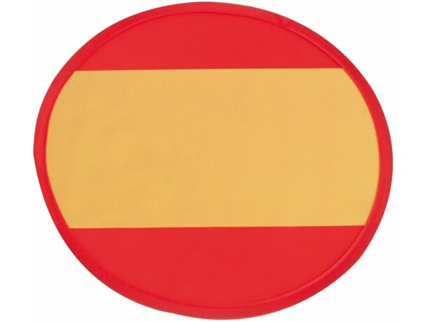 Disco volador plegable con bandera de España personalizado Disco volador plegable con bandera de España personalizado