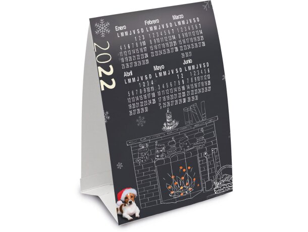 Calendario a todo color sobremesa triangular barato