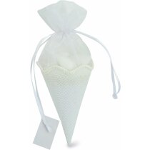 detalle en cucurucho personalizado blanco detalle en cucurucho personalizado blanco