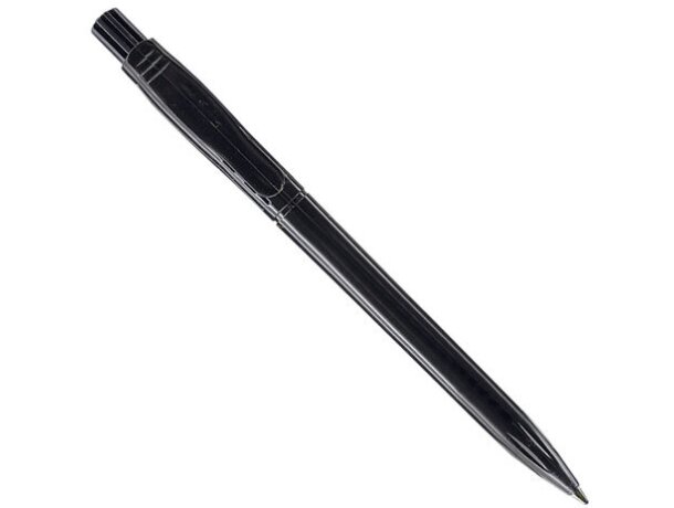Bolígrafo de plástico y sencillo fino negro