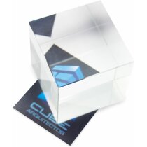 Pisa papeles de cristal cubo personalizado Pisa papeles de cristal cubo personalizado