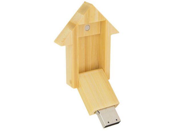 Usb casa de bambú 32gb Resident