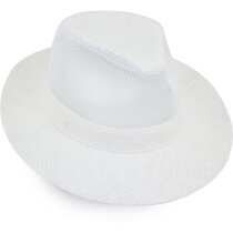 Gatsby sombrero paja enrejillado fibra natural