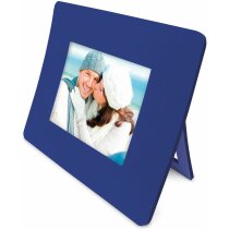 Alfombrilla con portafotos y calendario personalizada azul Alfombrilla con portafotos y calendario personalizada azul