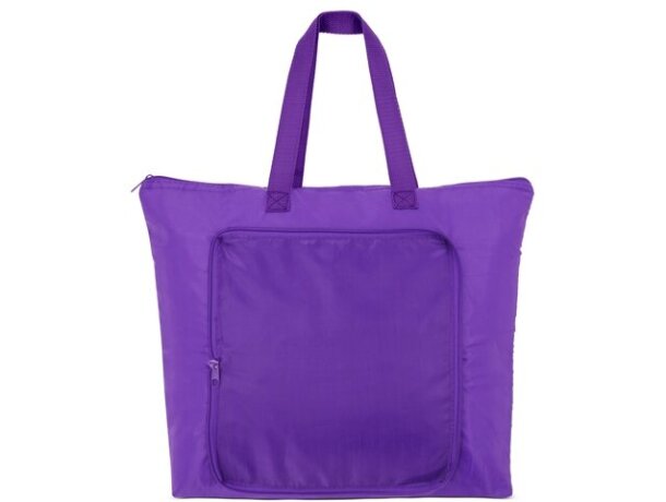 Bolsa nevera plegable Simba con forro de aluminio Lila detalle 11