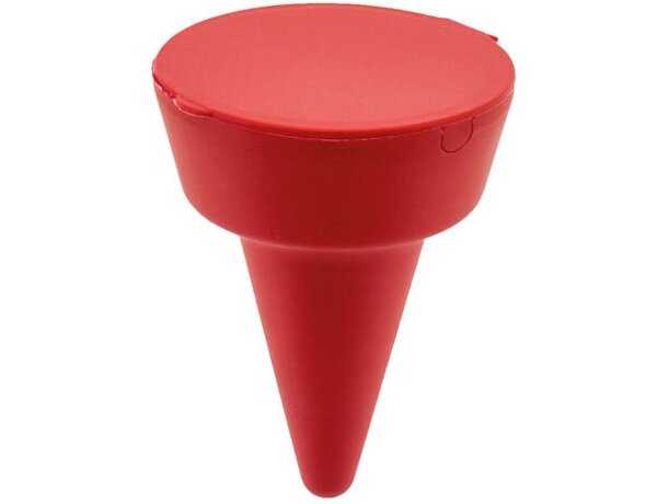 Colillero para la playa rojo