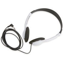 Auriculares en blanco y negro Auriculares en blanco y negro