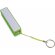 powerbank de plastico de 2000 mah con llavero personalizado verde