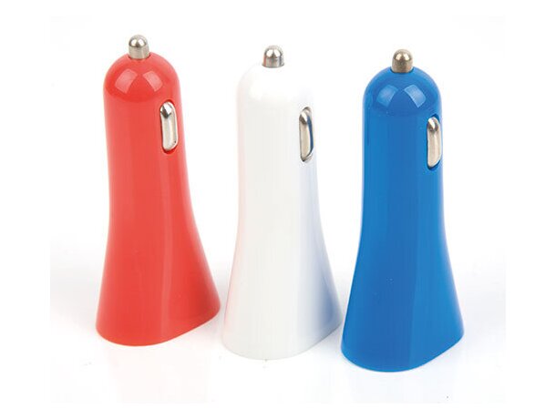 Cargador doble en varios colores rojo