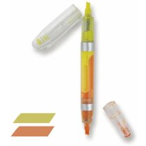 Marcador doble naranja/amarillo Wicky personalizado Marcador doble naranja/amarillo Wicky personalizado