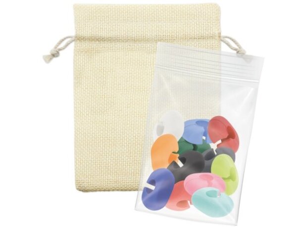 Set 12 marcadores silicona copas Sazul colores surtidos detalle 5