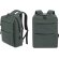 Mochila portaordenador soft-touch Davis PU resistente al agua Verde