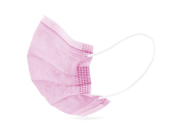 Mascarilla Quirúrgica para niños Rosa detalle 7
