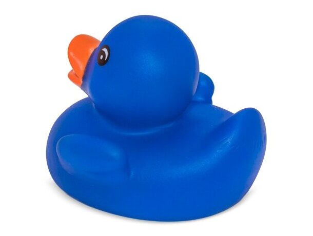 Patito de goma Petri en PVC para baño y diversión infantil Azul detalle 3