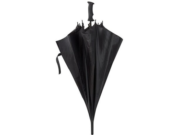 Paraguas con mango de plástico apertura automática negro