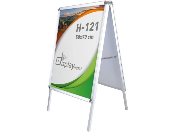 Caballete aluminio 50x70 2 caras Xira