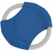 Frisbee para mascotas de cuerda personalizado azul Frisbee para mascotas de cuerda personalizado azul