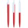 Bolígrafo Sirán con cuerpo ABS y personalización digital Rojo