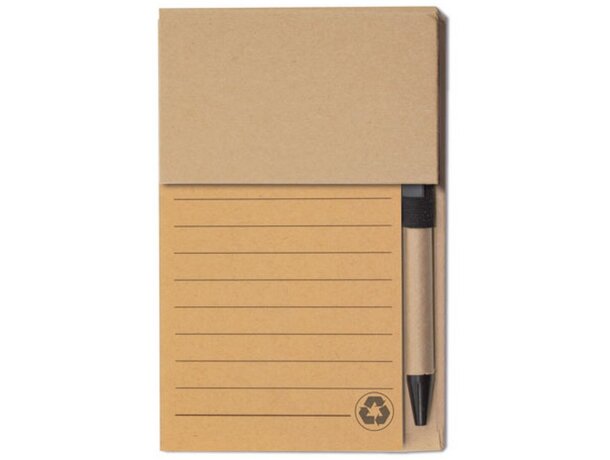 Libreta marcador con boligrafo de sobremesa Ecolife