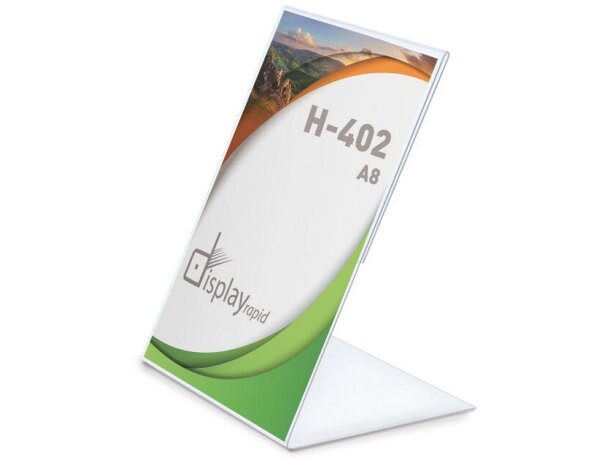 Portagráfica pvc vertical a8