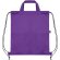 Bolsa mochila RPET Carot con cuerdas ajustables Lila