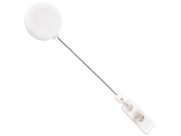 Portaindentificador extensible blanco