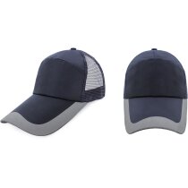Gorra trucker publicitaria de malla en microfibra