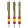 Bolígrafo Sensation con diseño bandera en cuerpo ABS Verde militar