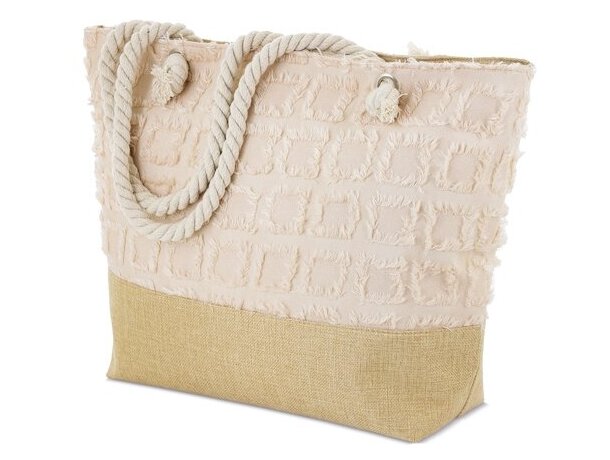 Bolsa Nature Elba de poliéster reciclado y algodón detalle 5