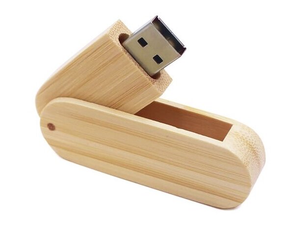 USB bambú 16GB ecológico barato con logo corporativo Arty