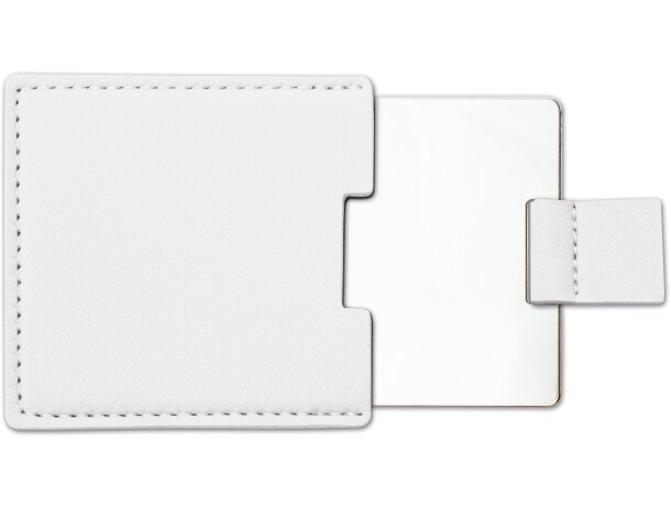 Espejo compacto Lilyan con funda en PU mate personalizable Rosa detalle 14