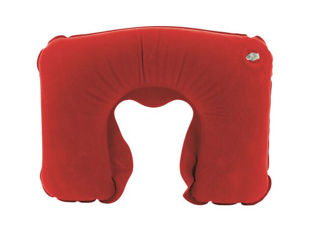 Almohadilla de viaje para cuello rojo