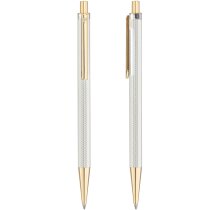 Bolígrafo corporativo plata Argentium oro 24k