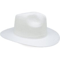 Sombreros paja de fibra sintética con cinta