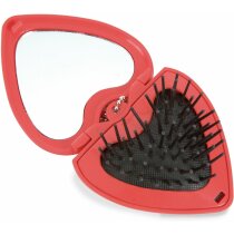 Cepillo plegable con forma de corazón personalizado