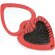 Cepillo plegable con forma de corazón personalizado