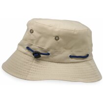 Gorro de poliester ajustable crudo