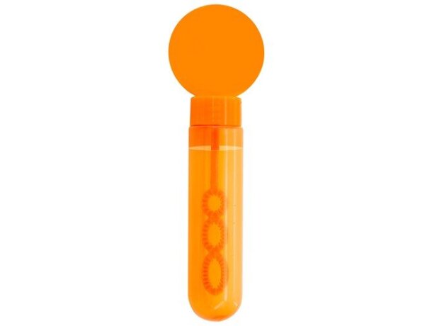 Pompero de burbujas Boble con líquido jabonoso pack 24 uds Naranja detalle 7