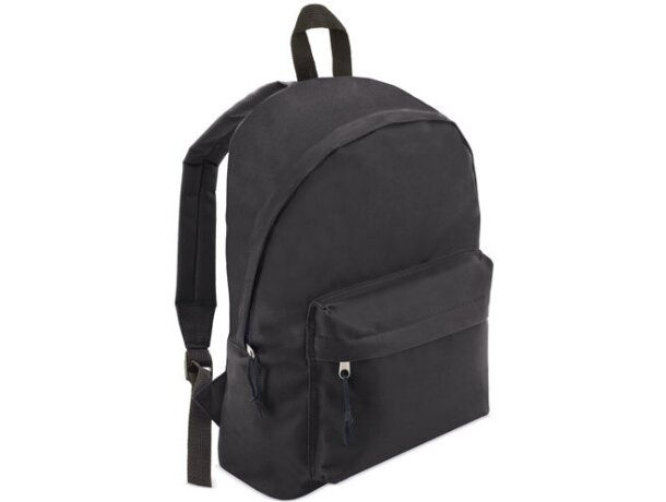 Mochila con bolsillo exterior pequeño negro