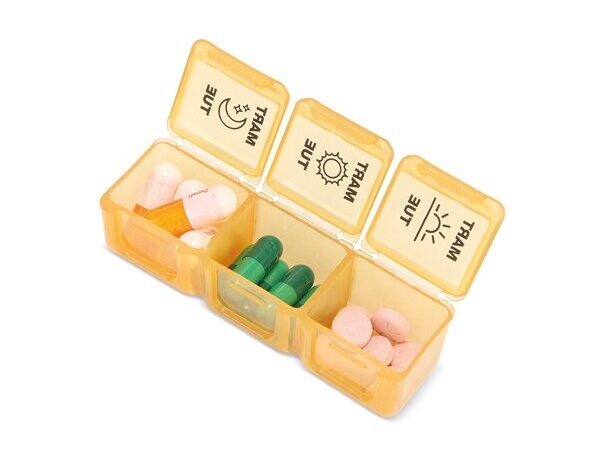 Cajita multiusos Clasifix con compartimentos de colores detalle 3