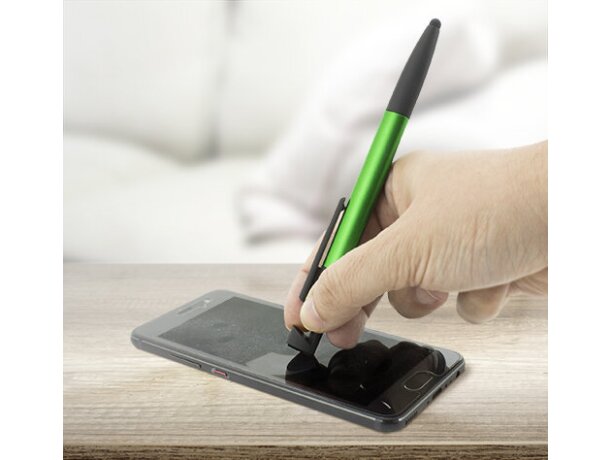 Boligrafo touch 7 funciones rojo
