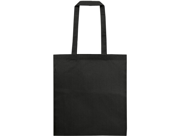 Bolsa de algodón con asa larga Roula acabado natural detalle 1