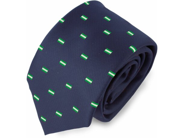 Corbata con bandera de Andalucía personalizada