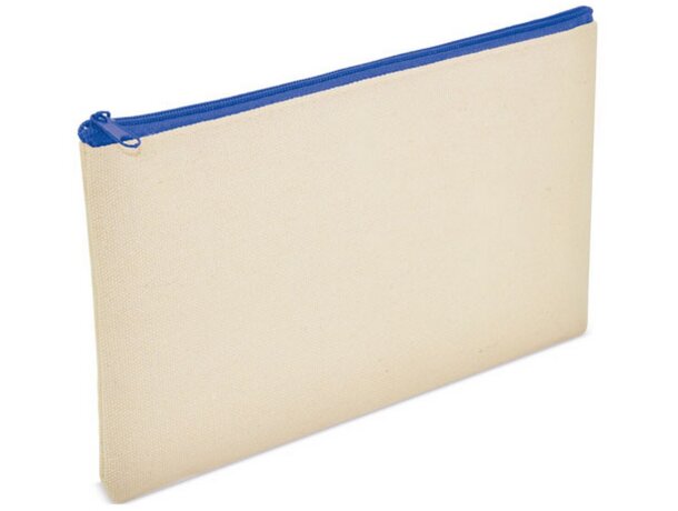 Neceser de algodón canvas Chirri azul