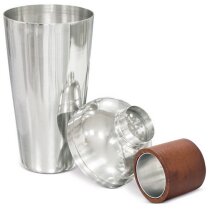 Coctelera New York acero inoxidable madera 800ml
