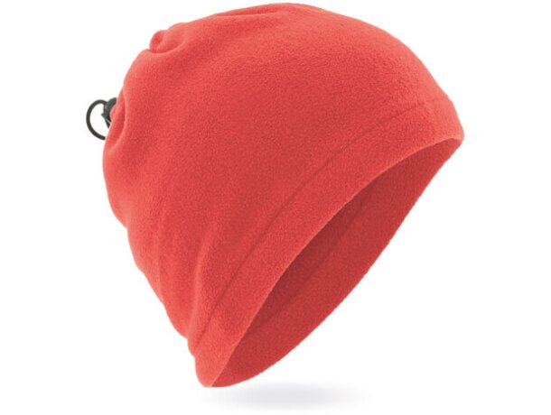 Braga polar con función de gorro rojo