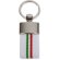 Llavero cinturon bandera Derex Italia/blanco