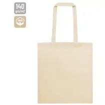 Bolsa personalizada Kelso con logo impreso en algodón natural