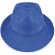 Sombrero de ala ancha en poliester azul royal